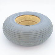 Filled In Wheelchair Tyre 3.50-6 | HF 207 Line Tread - Grey
