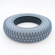 Filled In Wheelchair Tyre-40 3.00-8 (350×97 mm) | C-248 Block Tread - Grey