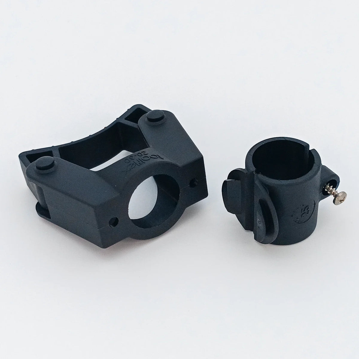 Hängeklemme für Krückenhalter Ø25–26 mm Rohr, Schraubklemmsystem