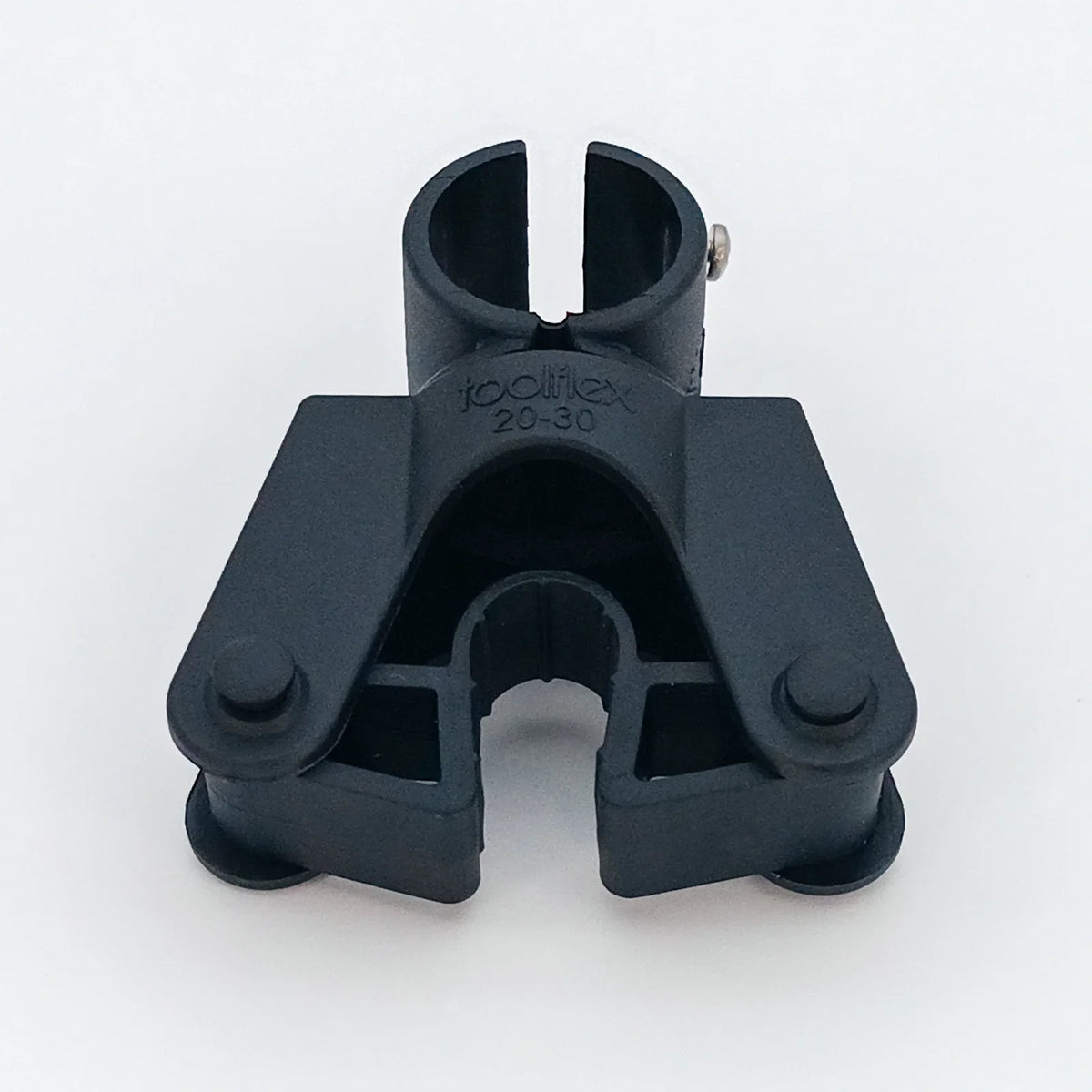 Hängeklemme für Krückenhalter Ø25–26 mm Rohr, Schraubklemmsystem
