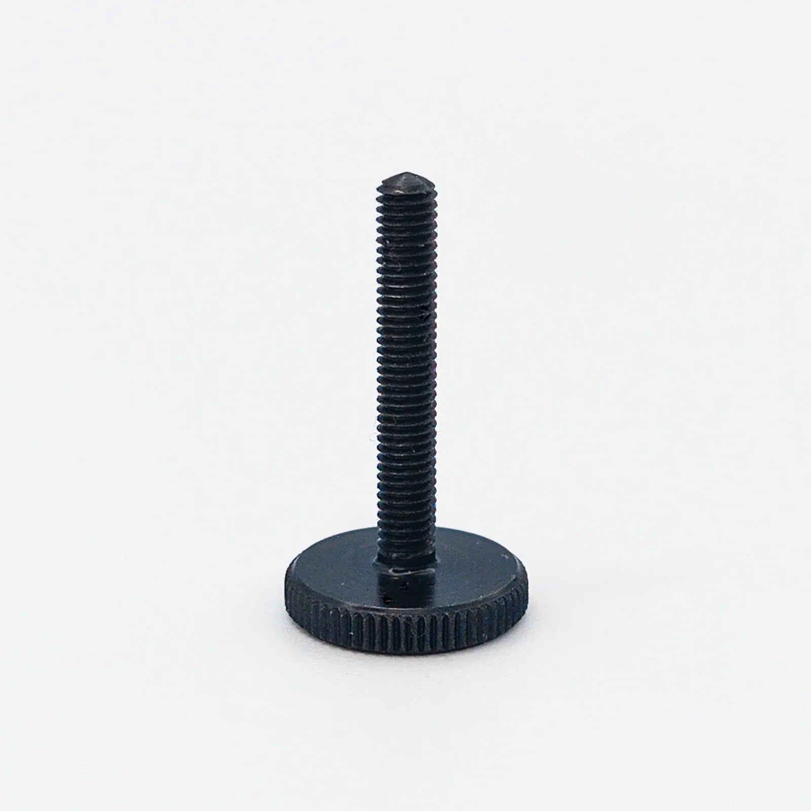 Knurled Bolt Type 52 M3 x 20 mm Ø12 mm Black