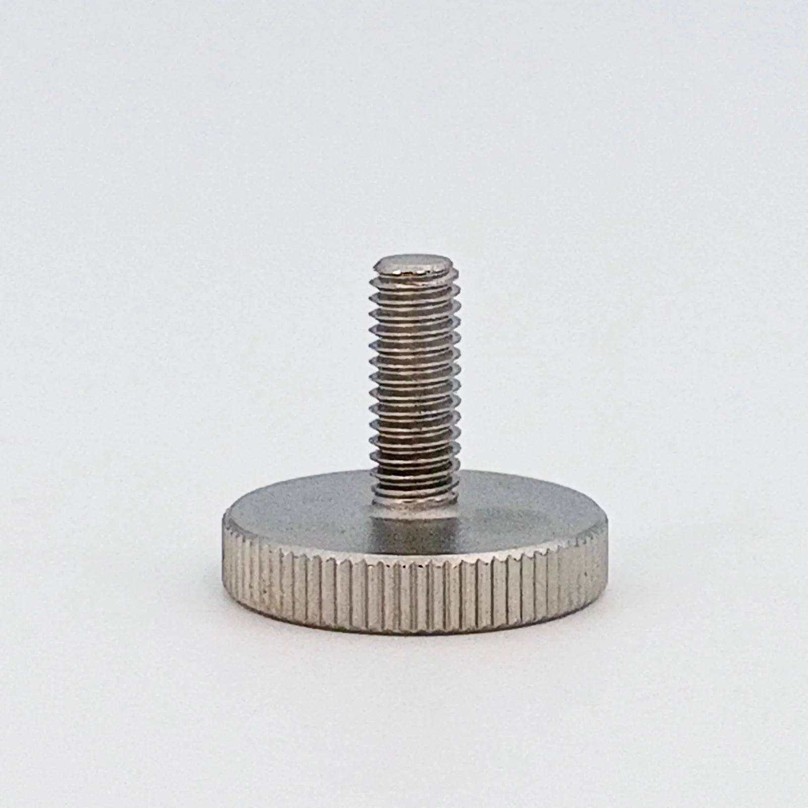 Knurled Bolt Type 67 M6 x 16 mm Ø24 mm Silver