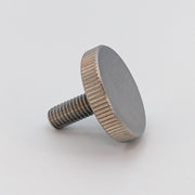 Knurled Bolt Type 67 M6 x 16 mm Ø24 mm Silver