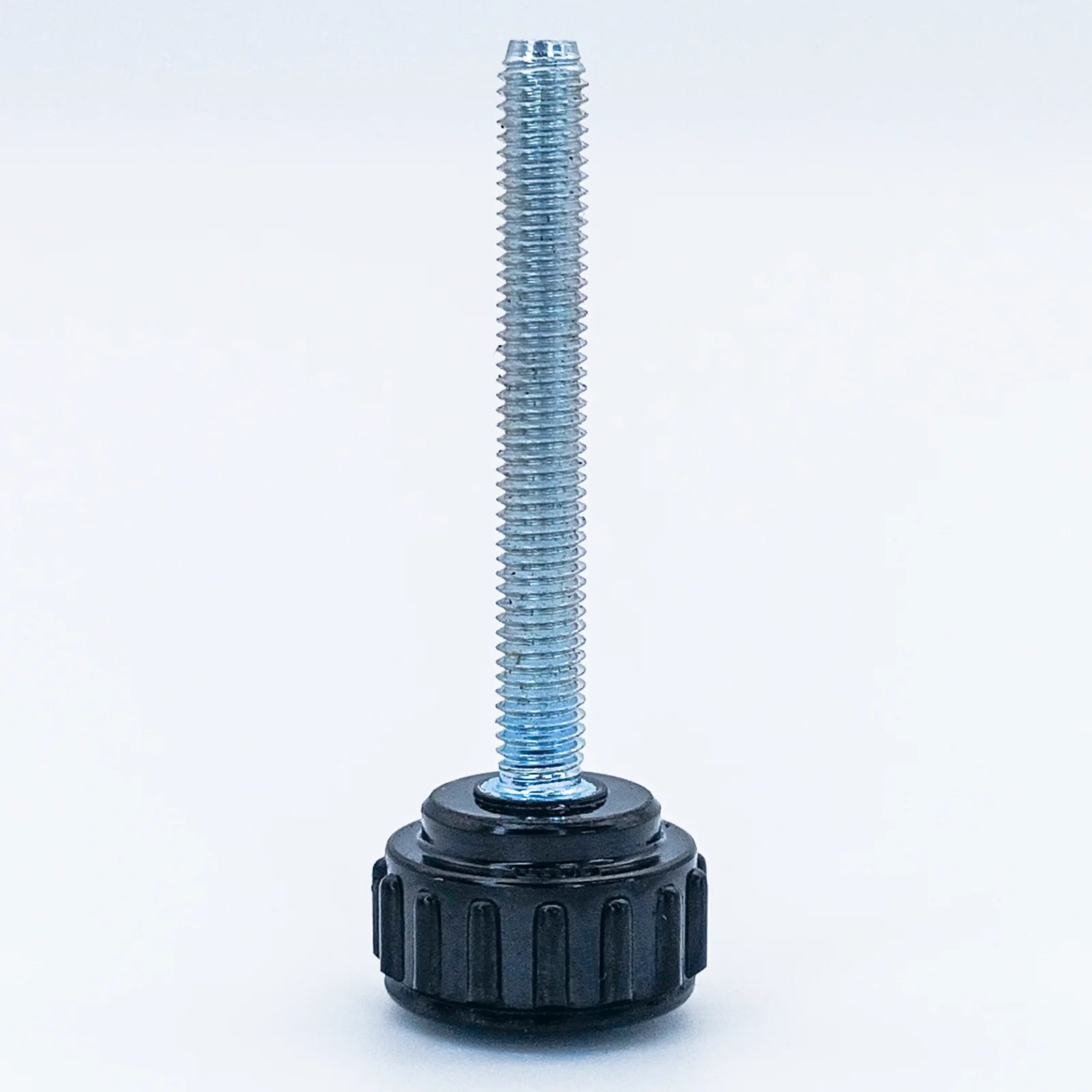 Knurled Bolt Ø18 mm with M5 × 40 mm Male Thread - Black
