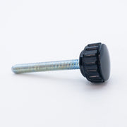 Knurled Bolt Ø18 mm with M5 × 40 mm Male Thread - Black