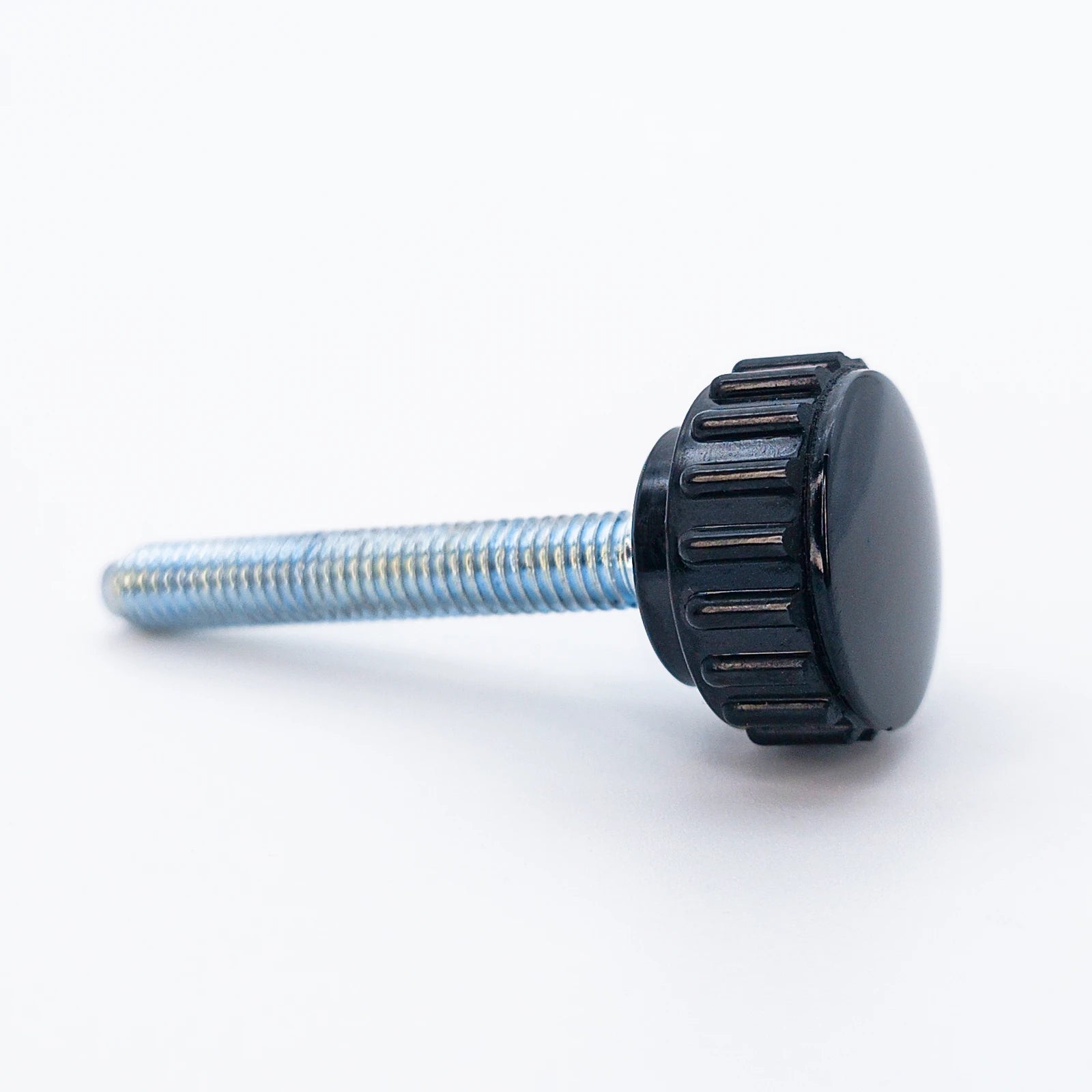 Knurled Bolt Ø22 mm with M6 × 40 mm Male Thread - Black