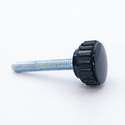 Knurled Bolt Ø22 mm with M6 × 40 mm Male Thread - Black