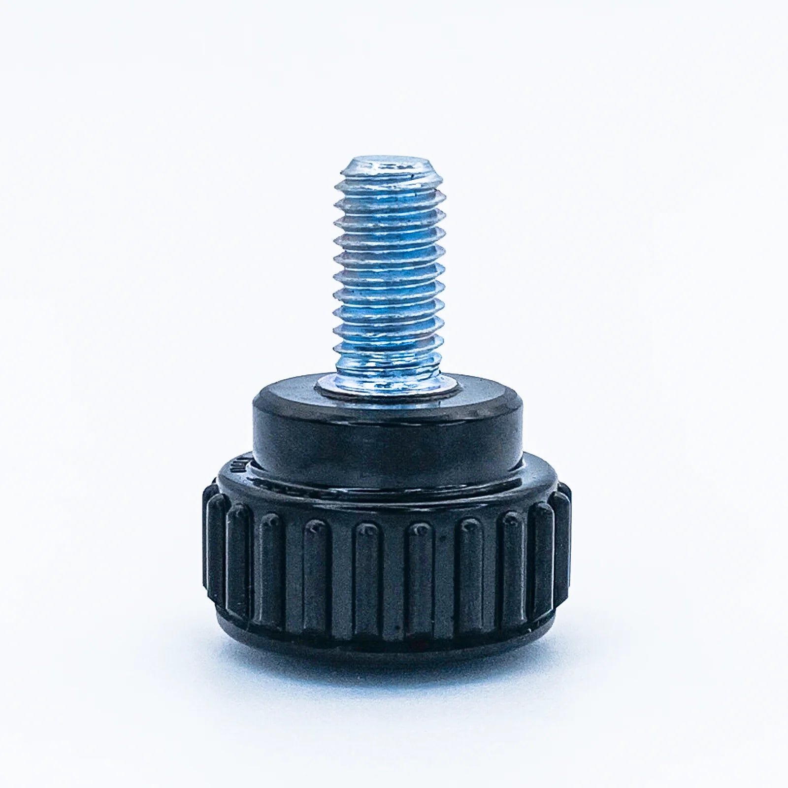Knurled Bolt Ø26 mm with M8 × 16 mm Male Thread - Black