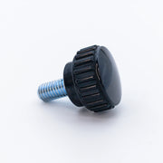 Knurled Bolt Ø26 mm with M8 × 16 mm Male Thread - Black