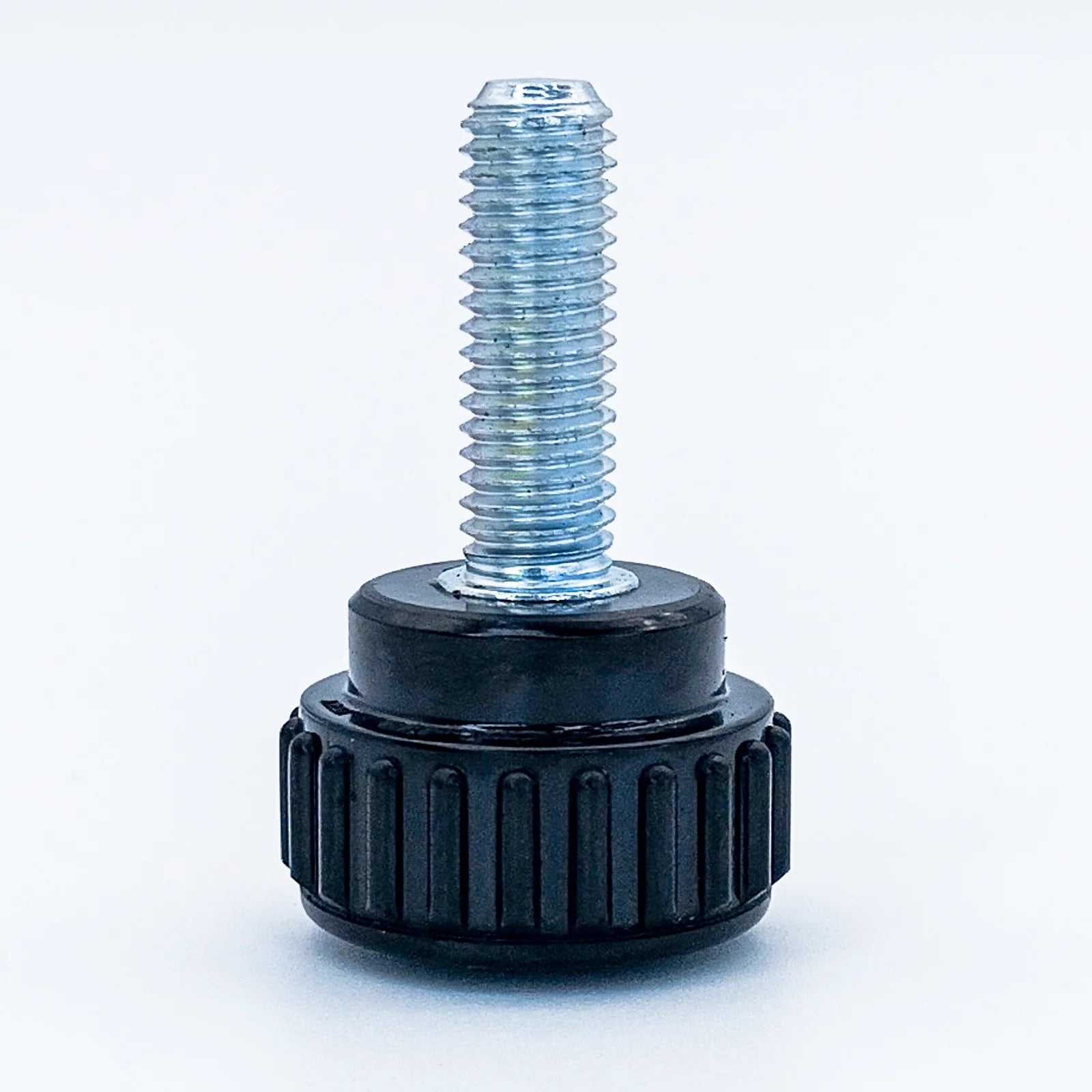 Knurled Bolt Ø26 mm with M8 × 25 mm Male Thread - Black