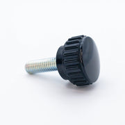 Knurled Bolt Ø26 mm with M8 × 25 mm Male Thread - Black