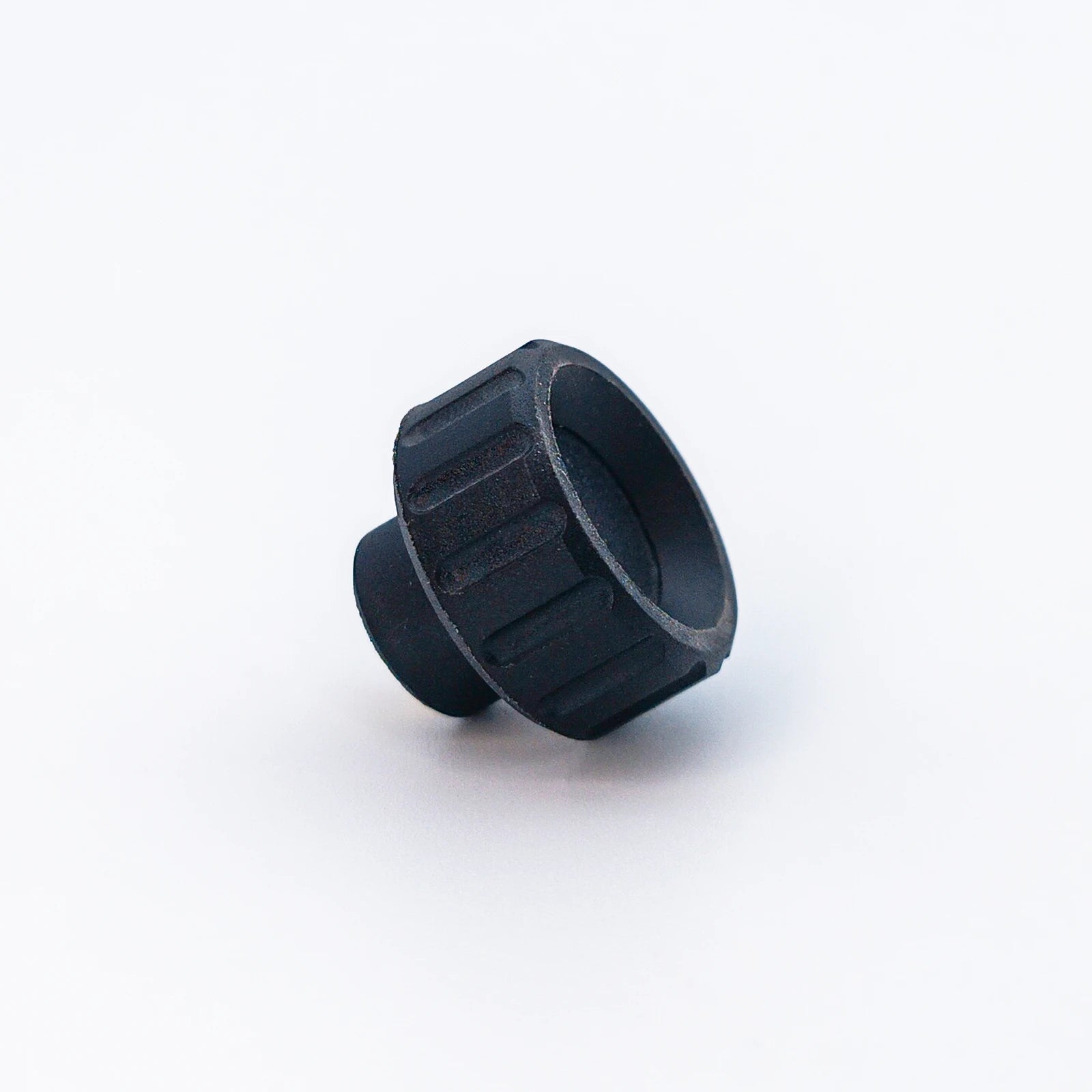 Knurled Knob Ø20 mm with M5 × 6 mm Female Thread - Black