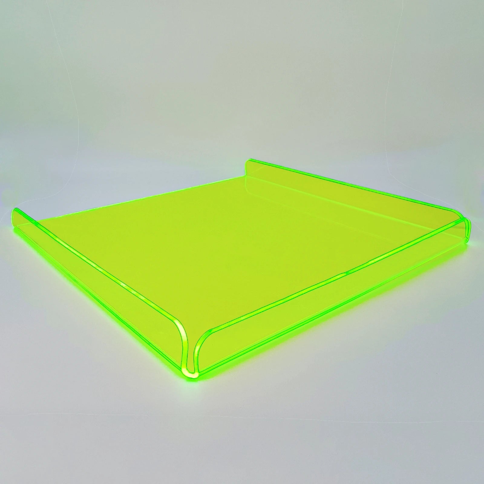 Neon Lime Green - No Cutouts Tray | 500x500 mm