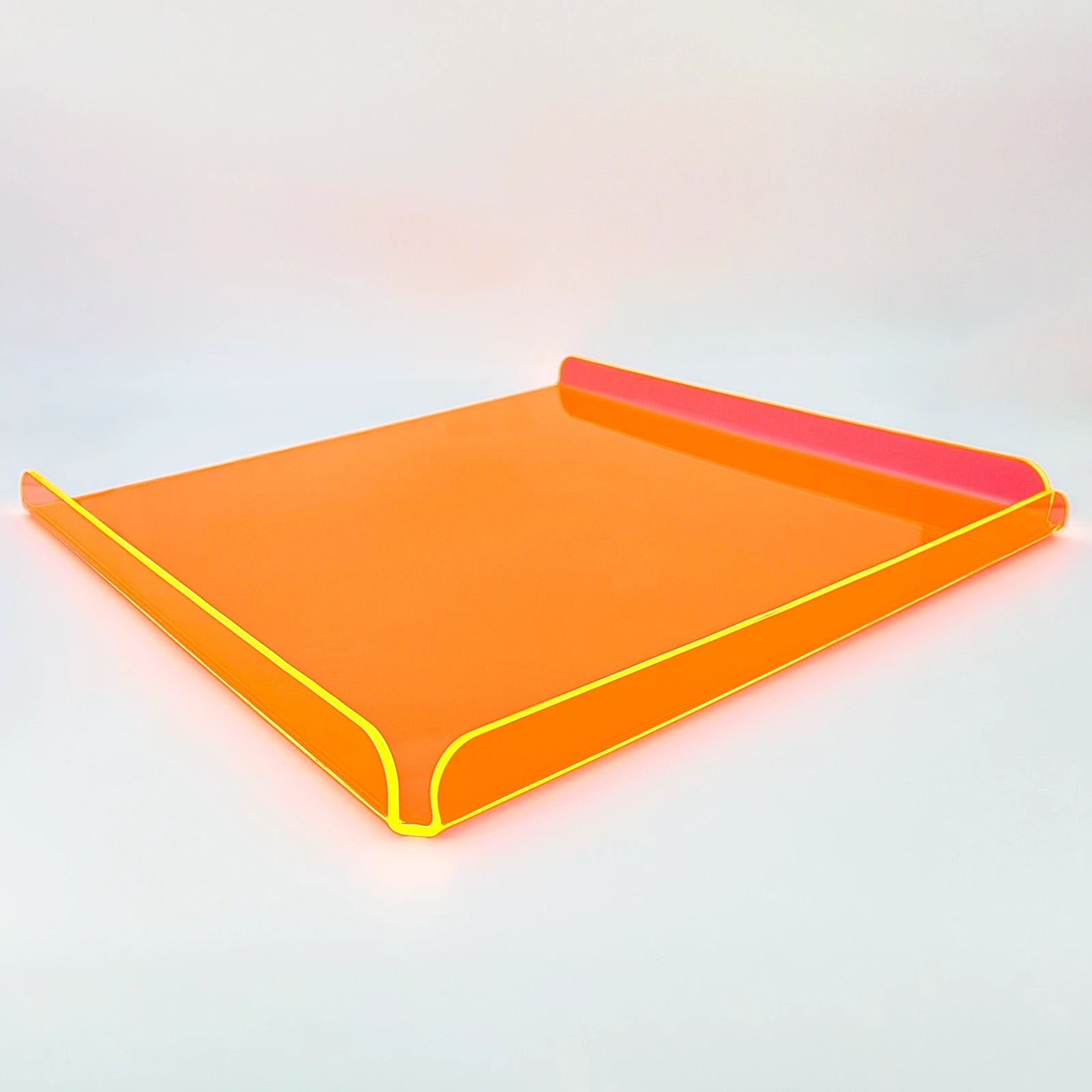 Neon Orange - No Cutouts Tray | 500x500 mm