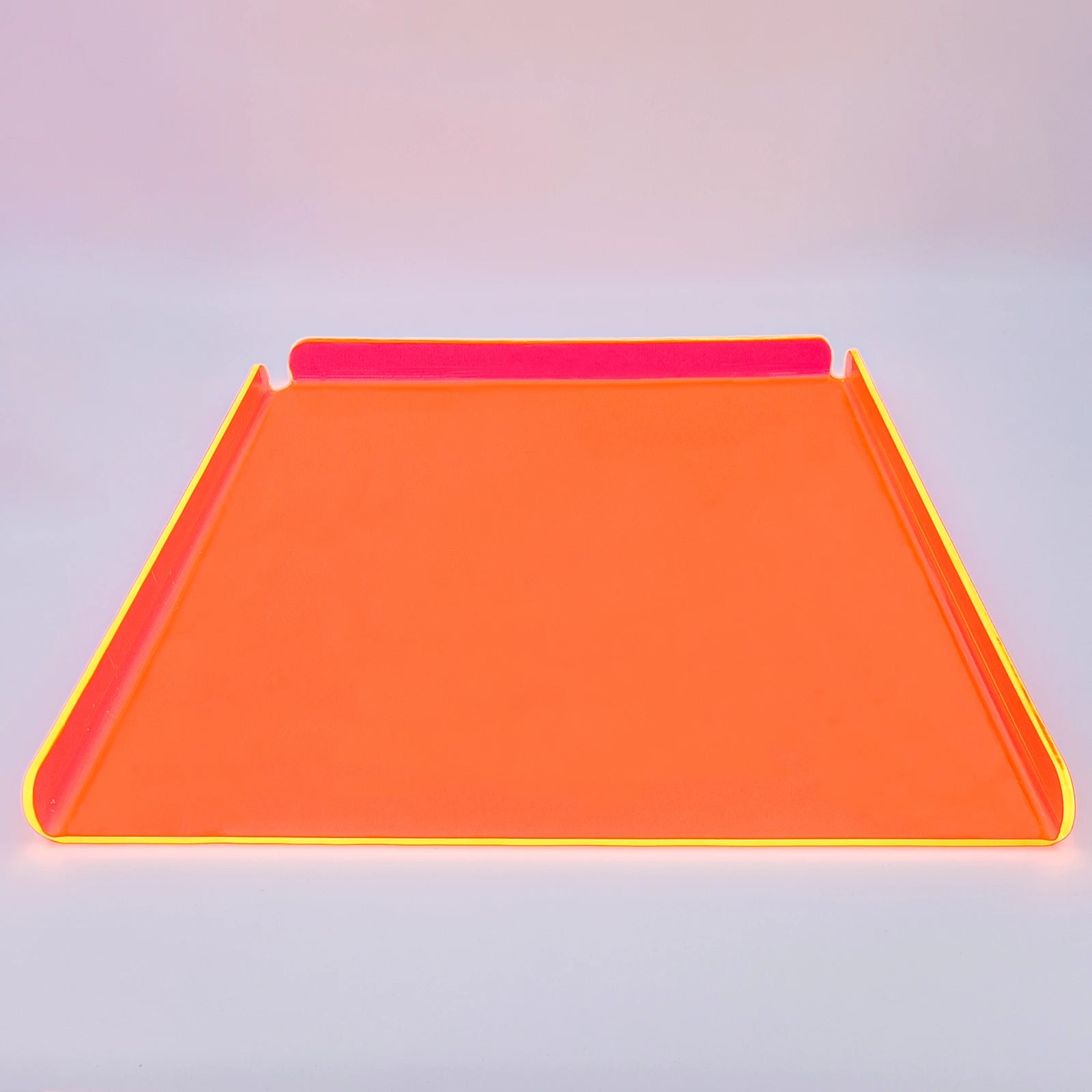 Neon Orange - No Cutouts Tray | 500x500 mm