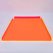 Neon Orange - No Cutouts Tray | 500x500 mm