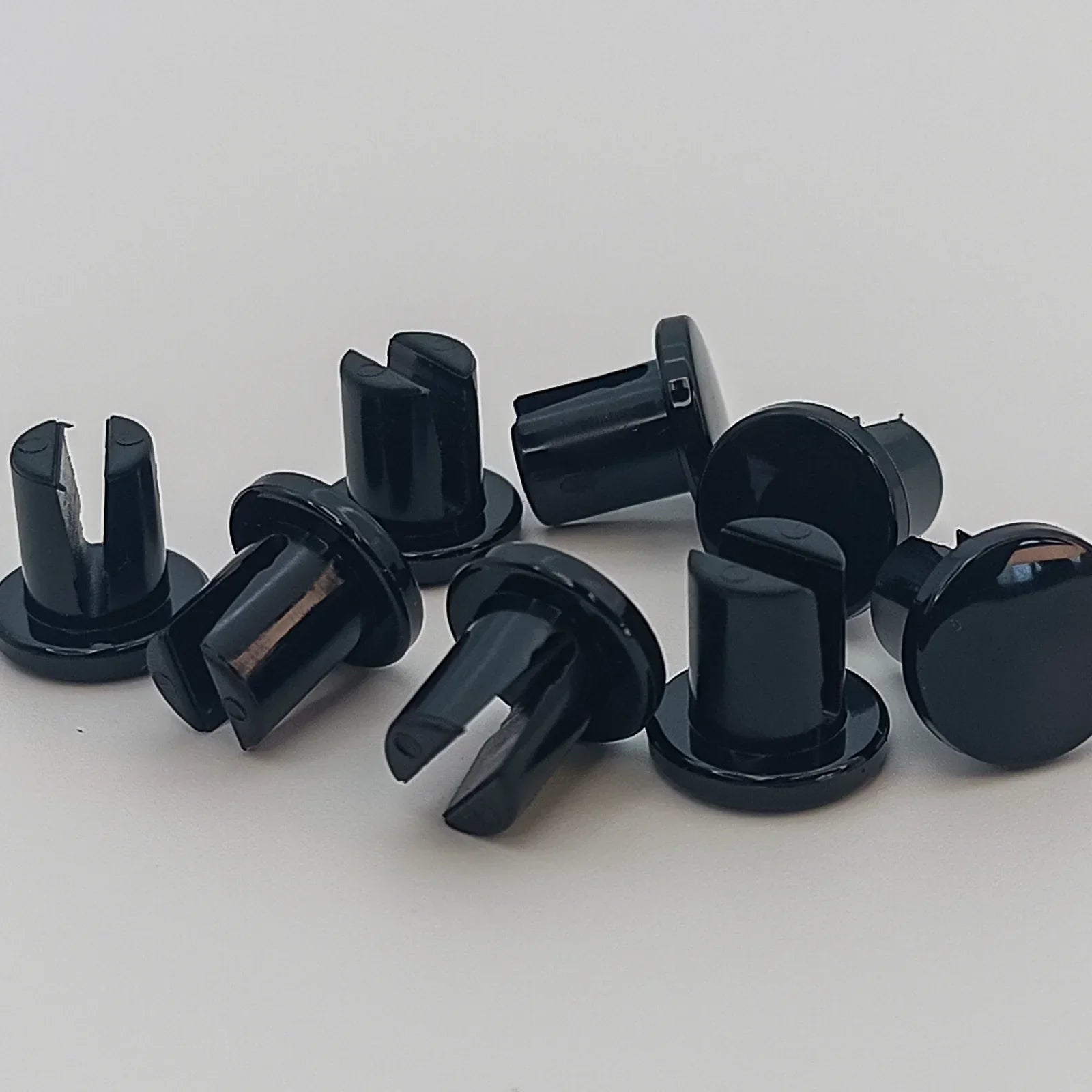 Black wheelchair spoke guards for wheelchair accessories and parts
