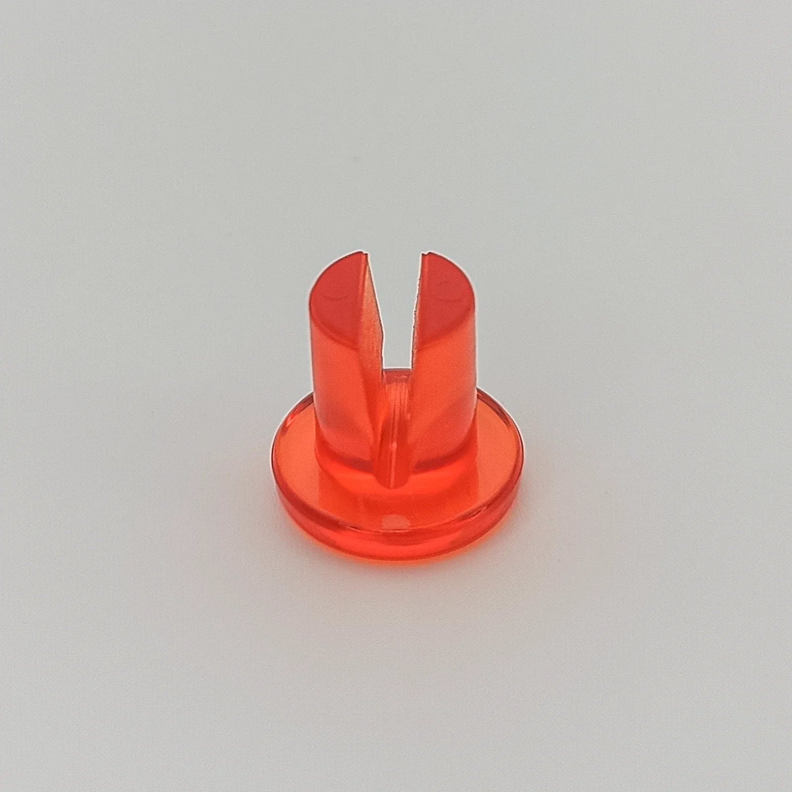 Red translucent wheelchair spoke guard accessory for wheel safety and protection