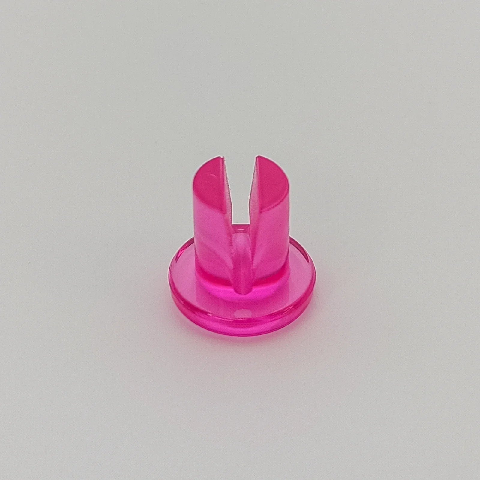 Pink plastic wheelchair spoke guard accessory for wheel safety and protection