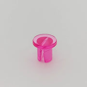 Pink plastic wheelchair accessory component for durable mobility parts
