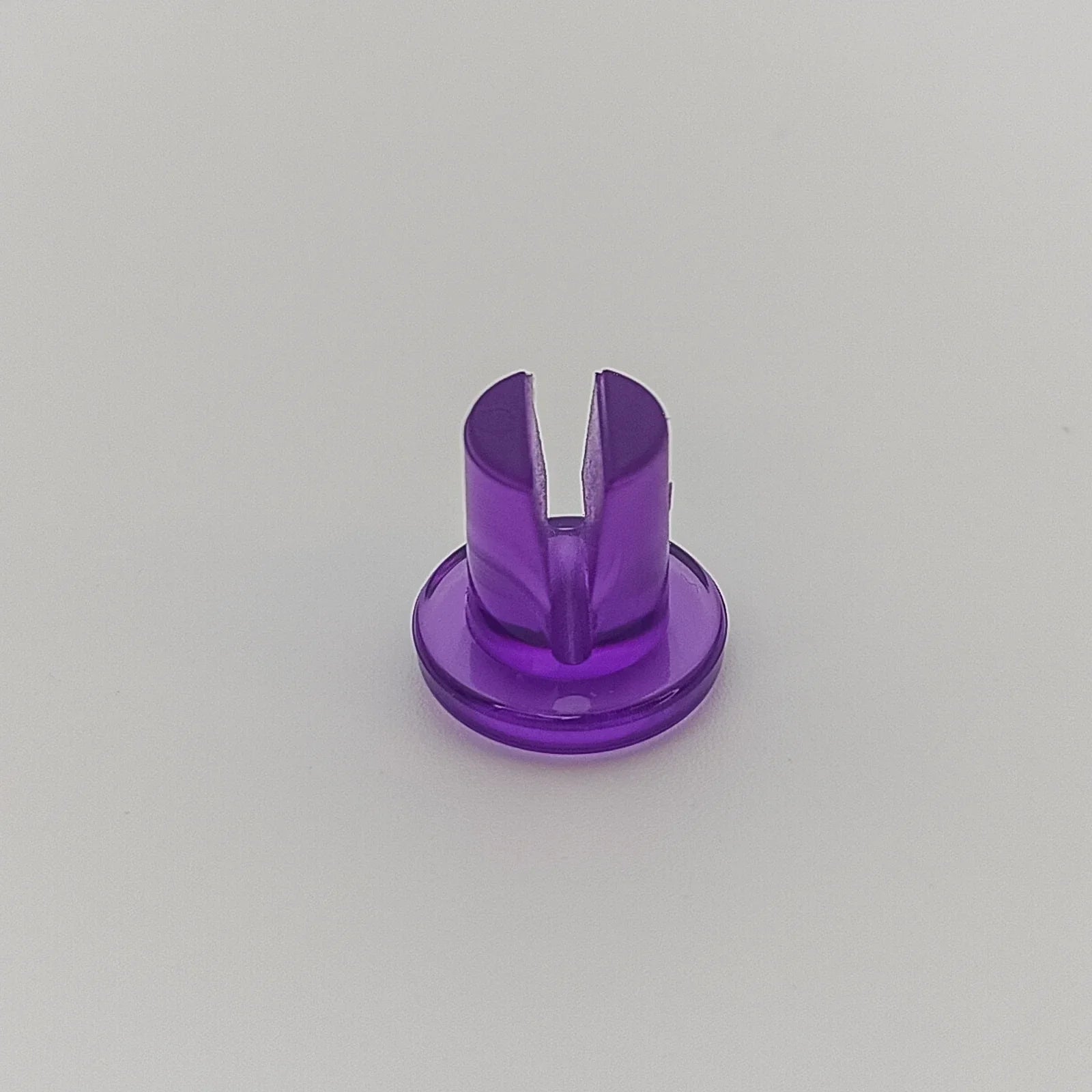 Purple wheelchair spoke guard accessory for wheelchair safety and protection