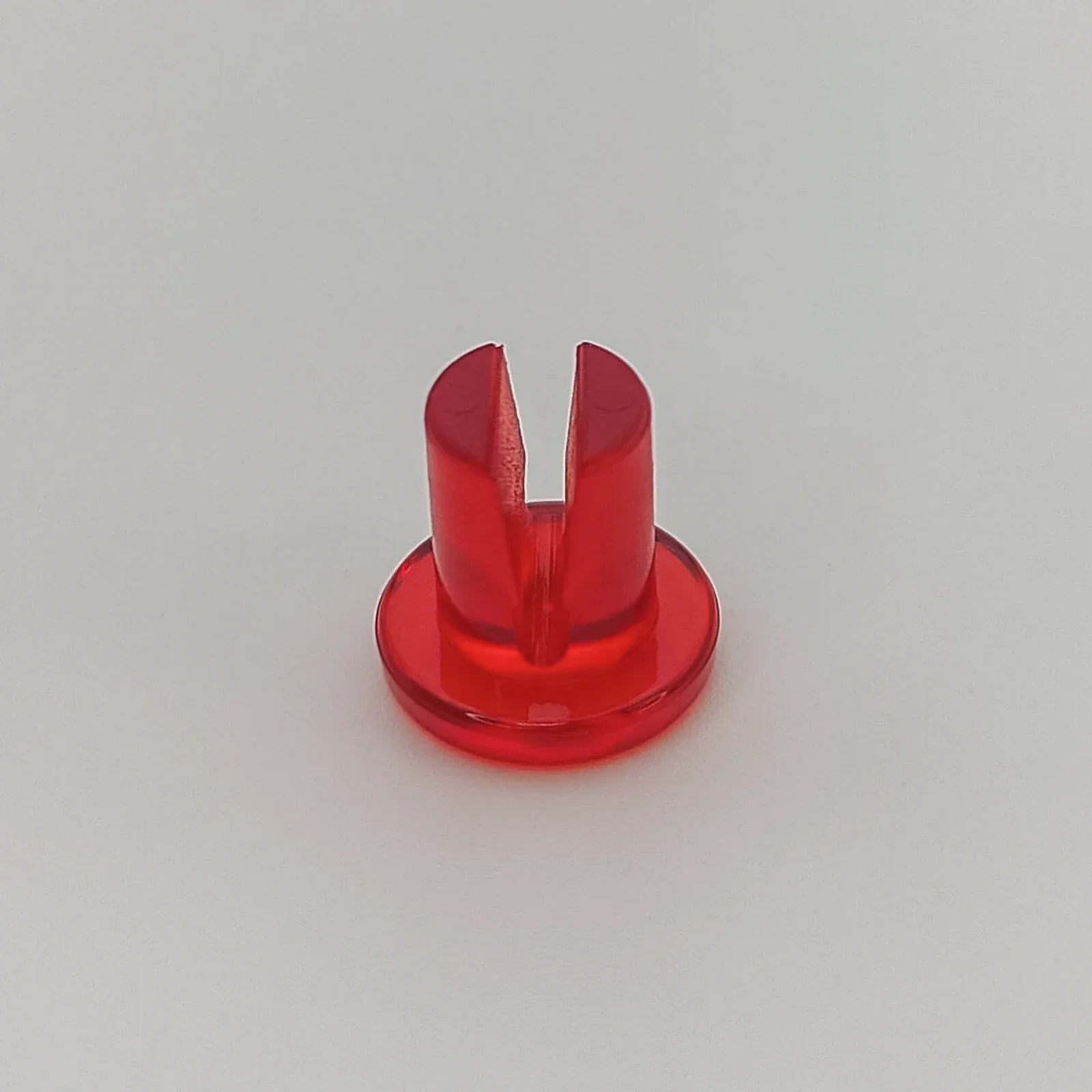 Red transparent wheelchair spoke guard accessory for wheel protection