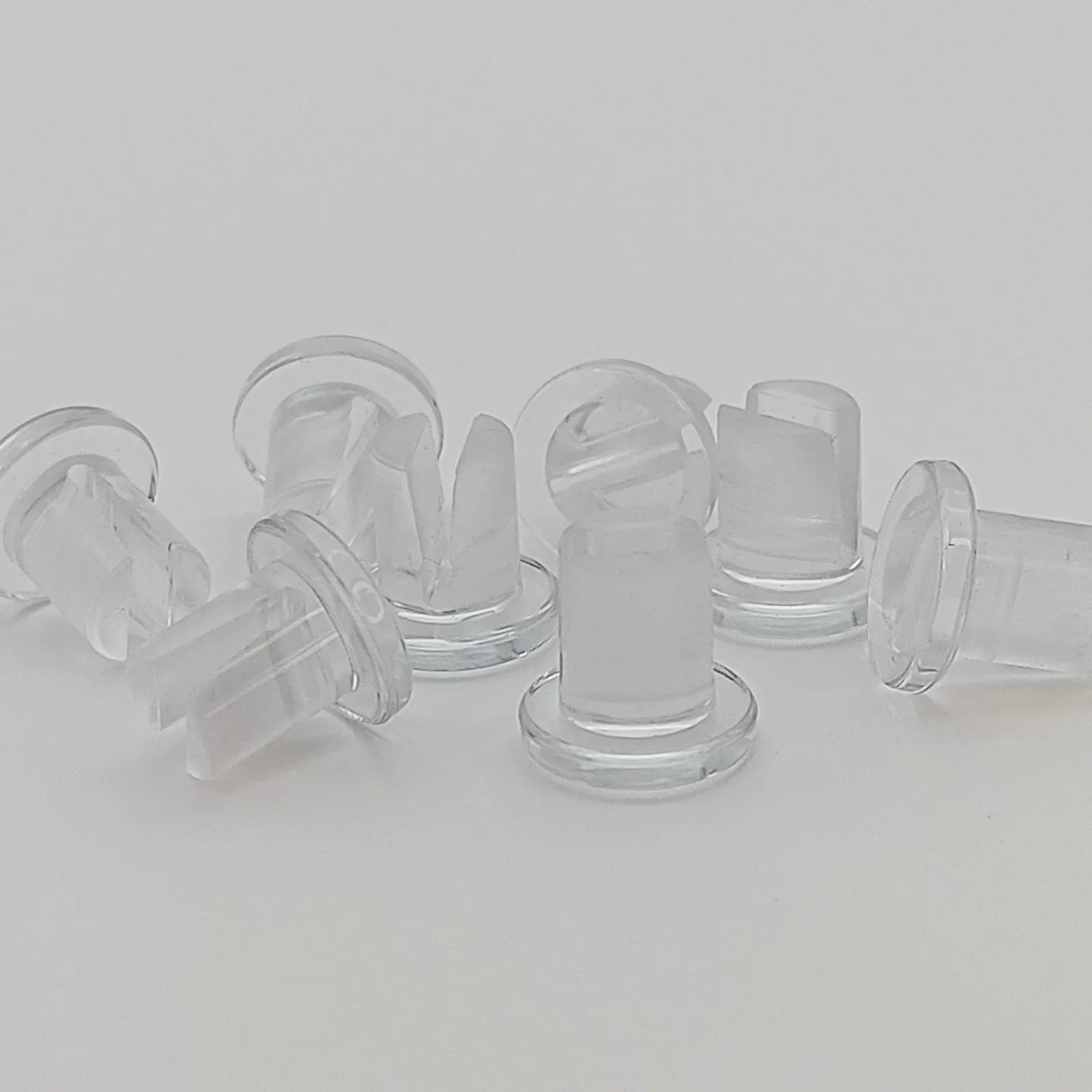 Clear plastic wheelchair spoke guards for safety and protection