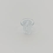Clear plastic wheelchair accessory component for durable mobility parts