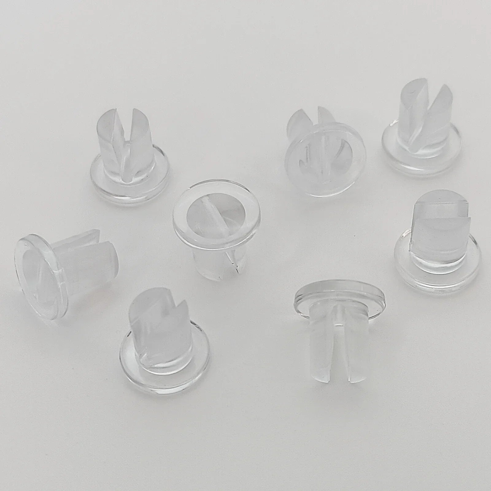 Clear plastic wheelchair spoke guards for wheel safety and protection