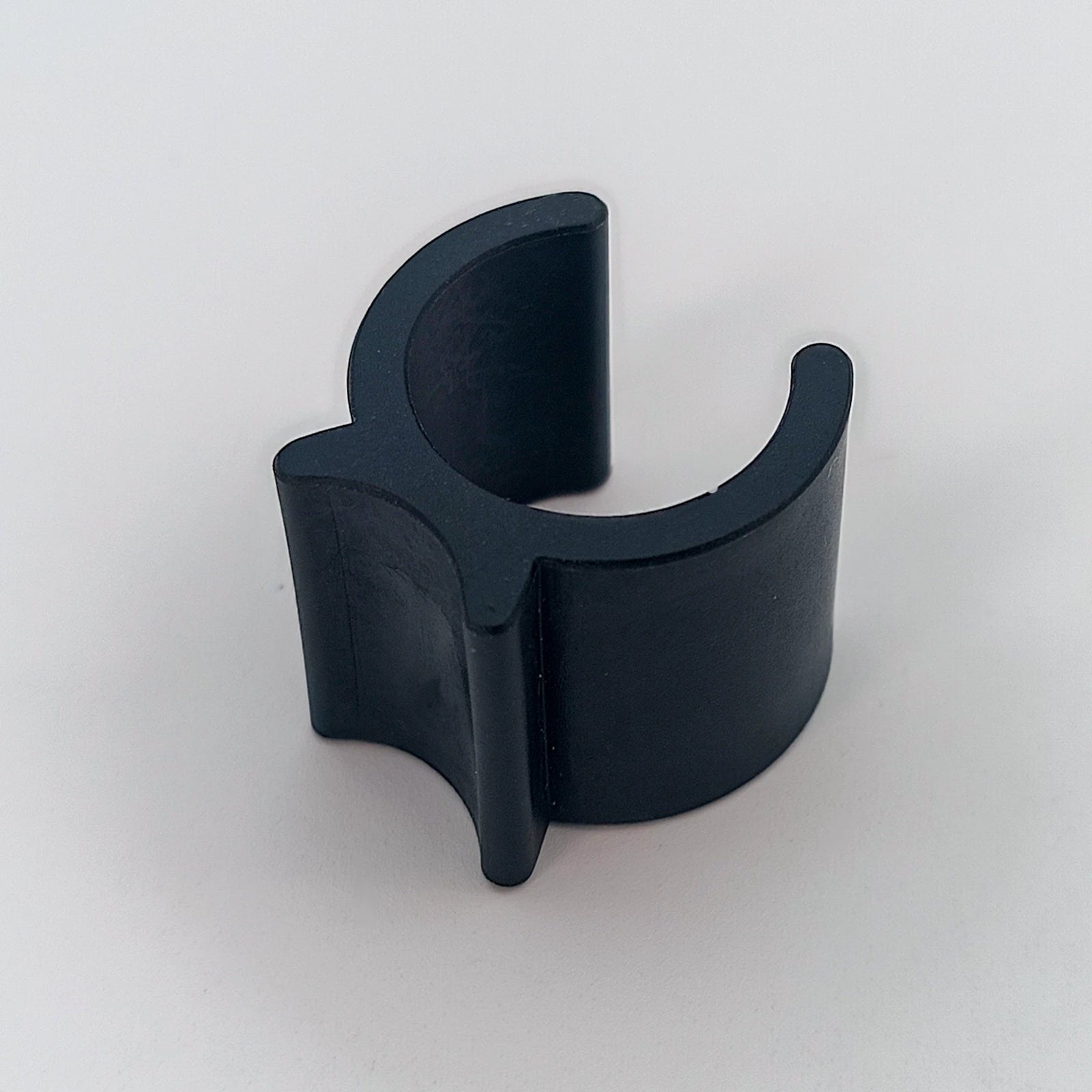 Plastic click clamp Ø31-32 mm for double crutch holder