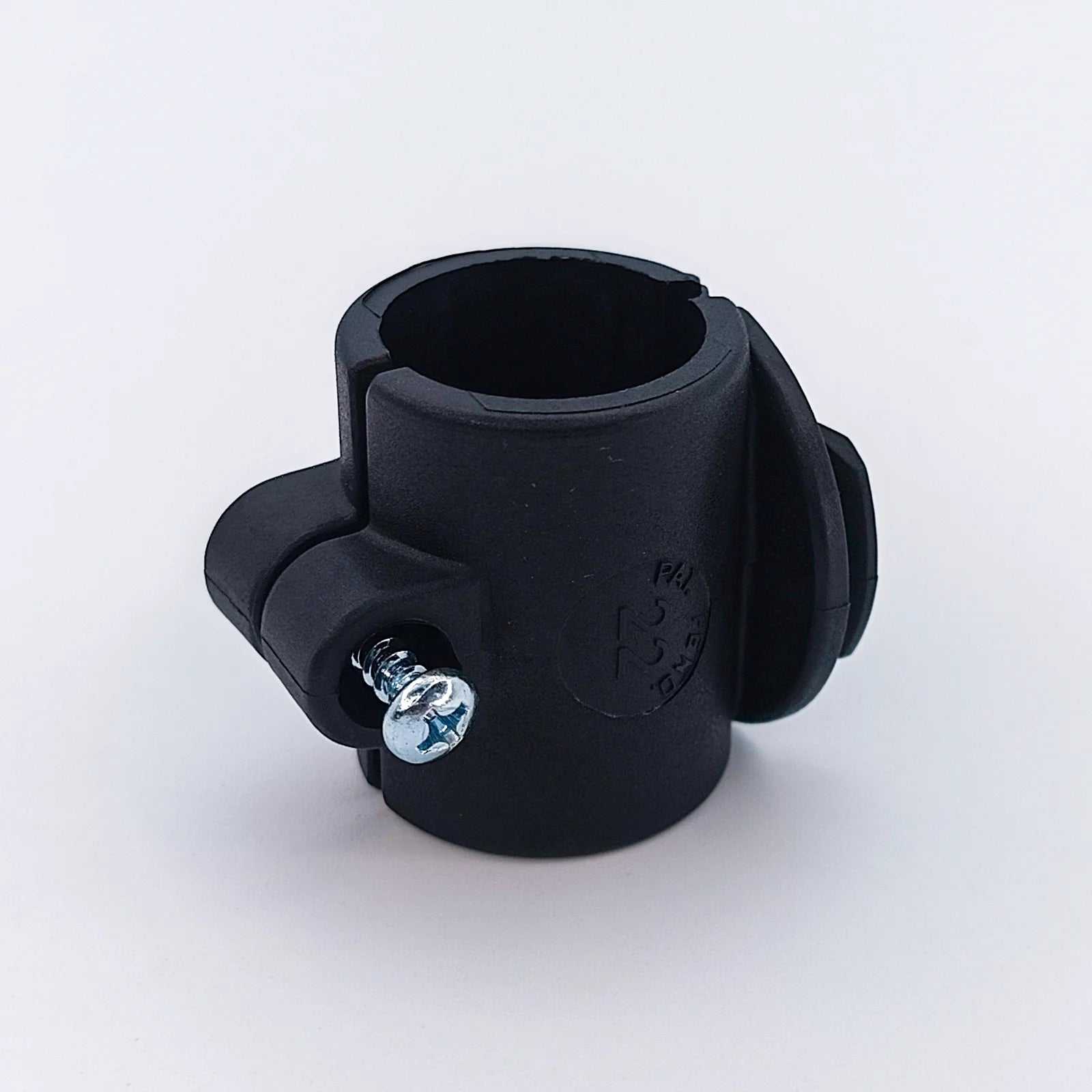Plastic screw clamp Ø21-22 mm for double crutch holder