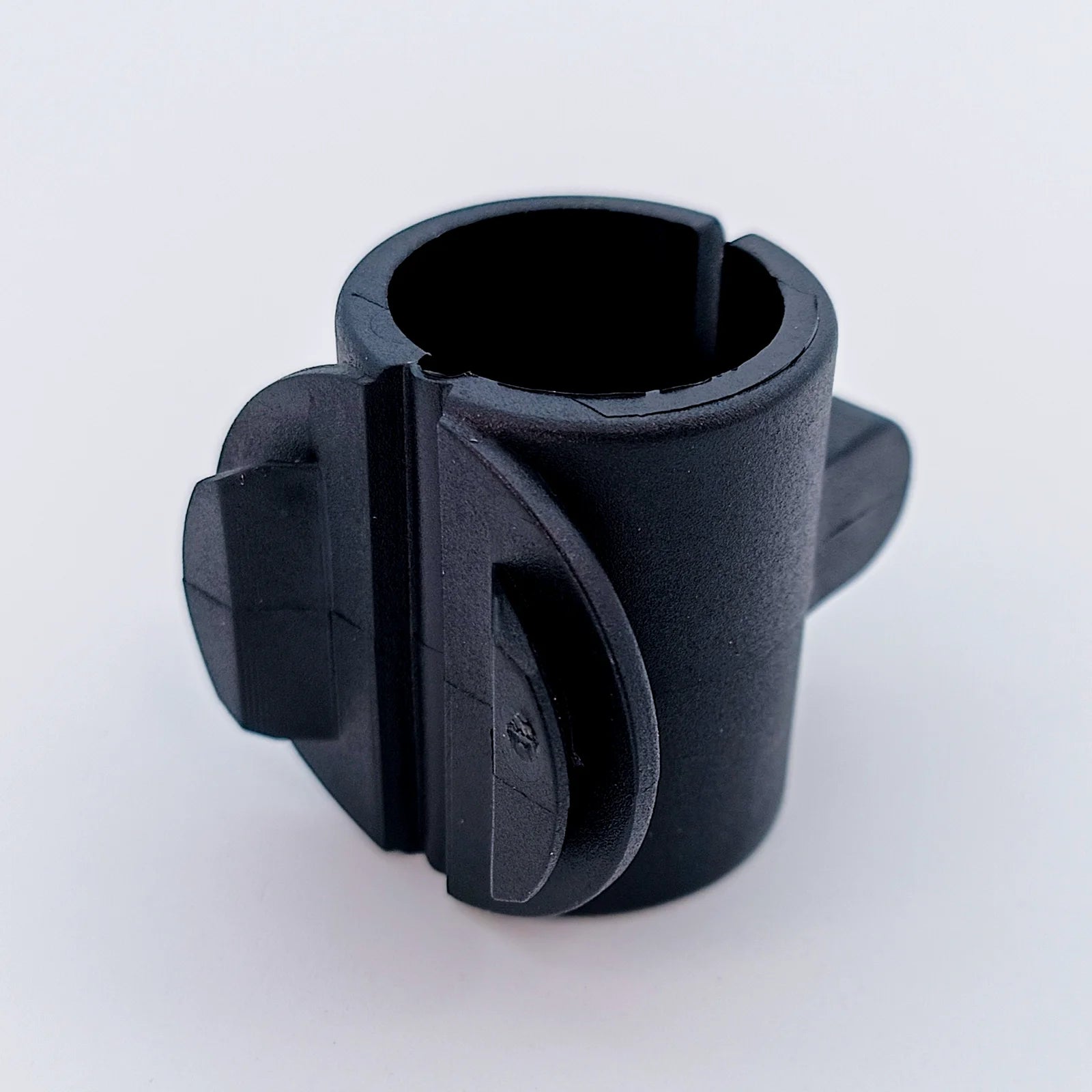 Plastic screw clamp Ø21-22 mm for double crutch holder