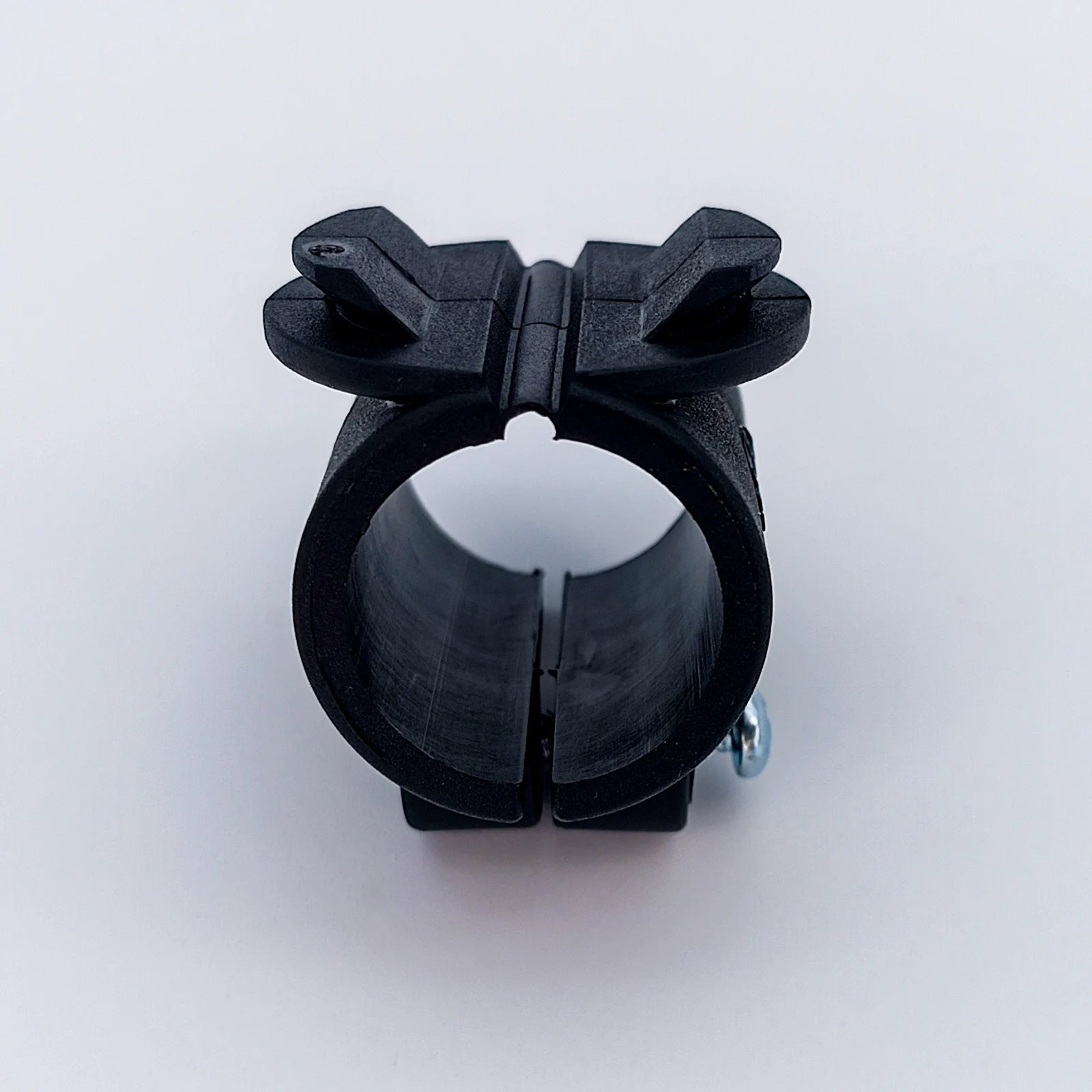 Plastic screw clamp Ø21-22 mm for double crutch holder