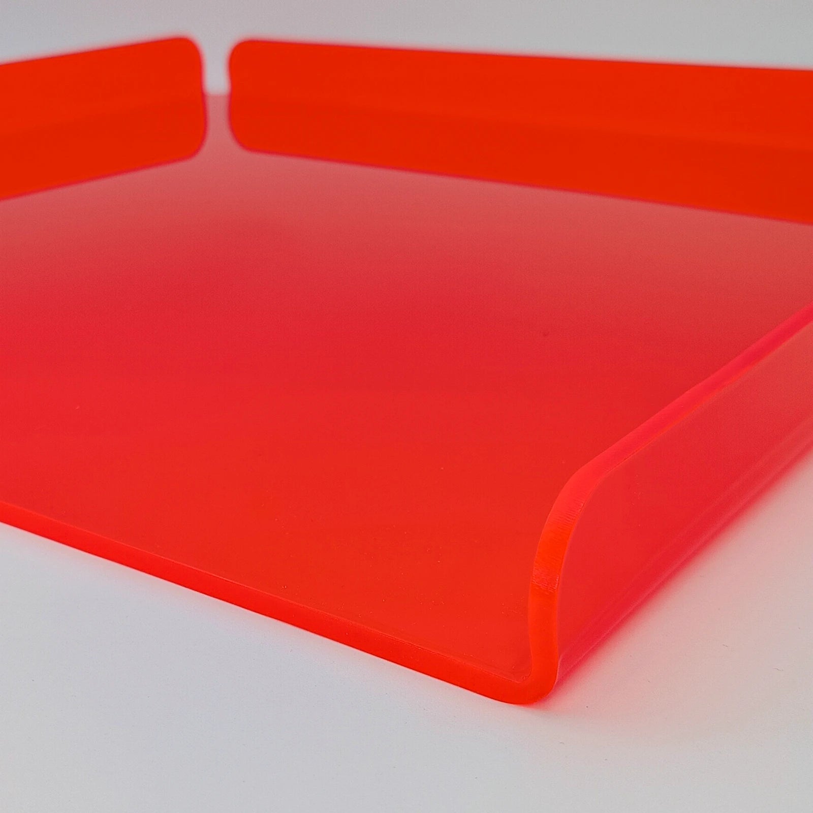 Neon Rot - Therapietisch ohne Ausschnitte | 500x500 mm