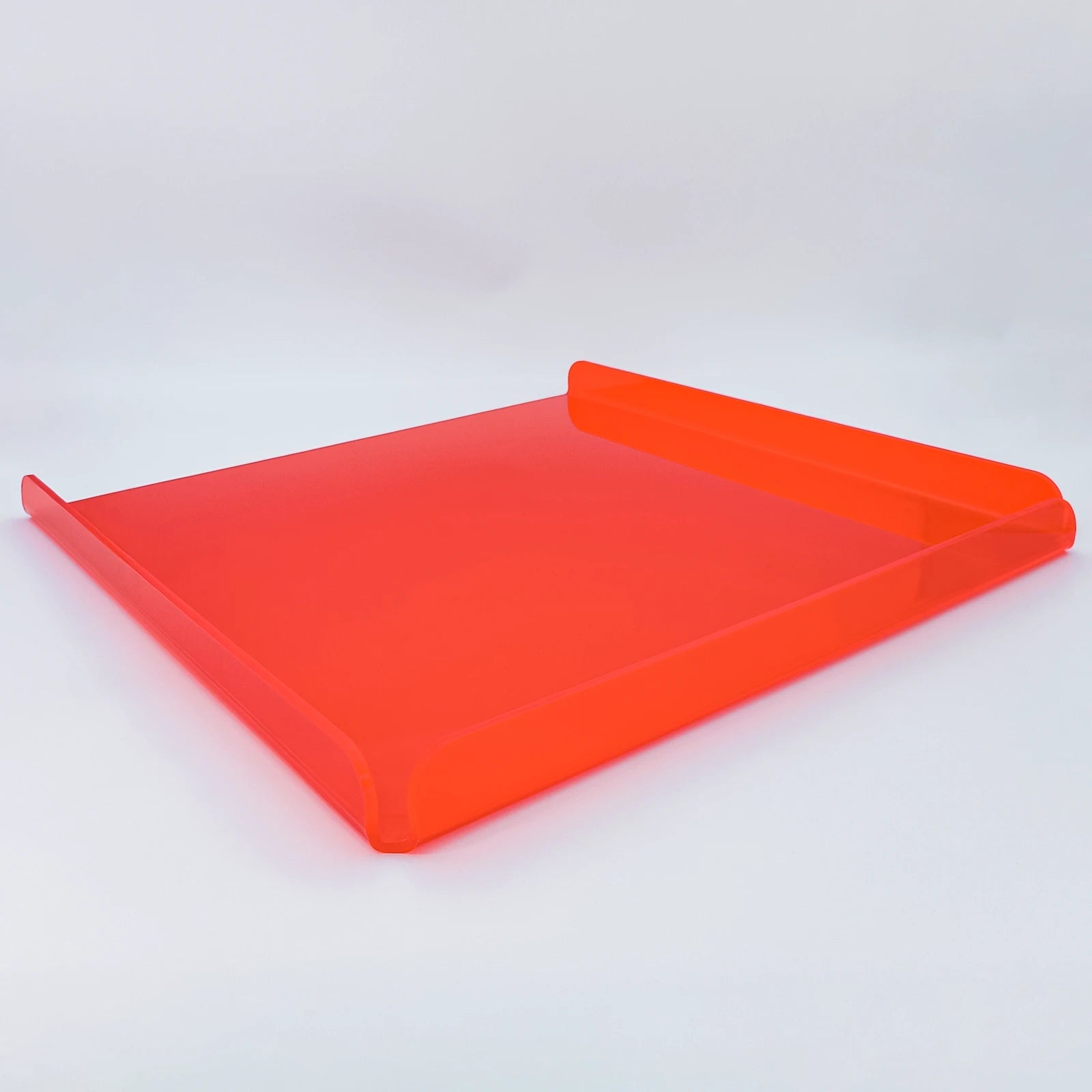 Neon Rot - Therapietisch ohne Ausschnitte | 500x500 mm