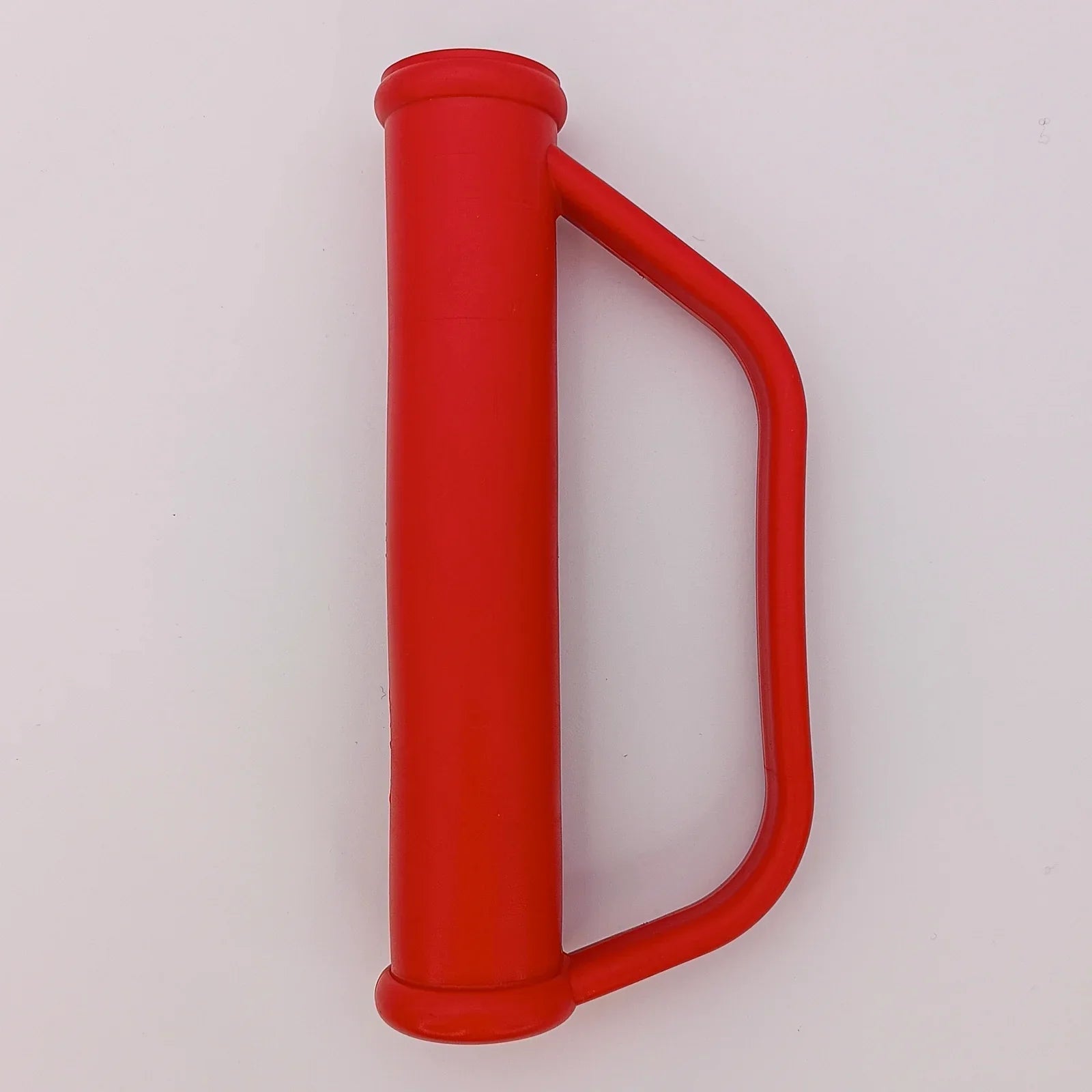 Red wheelchair push handle grip for easy maneuvering and support