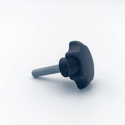 Star Knob Ø32 mm with M6 × 25 mm Male Thread - Black