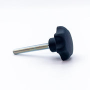 Star Knob Ø32 mm with M6 × 45 mm Male Thread - Black