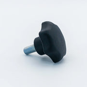 Star Knob Ø40 mm with M8 × 16 mm Male Thread - Black