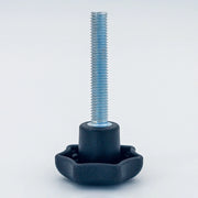Star Knob Ø40 mm with M8 × 50 mm Male Thread - Black