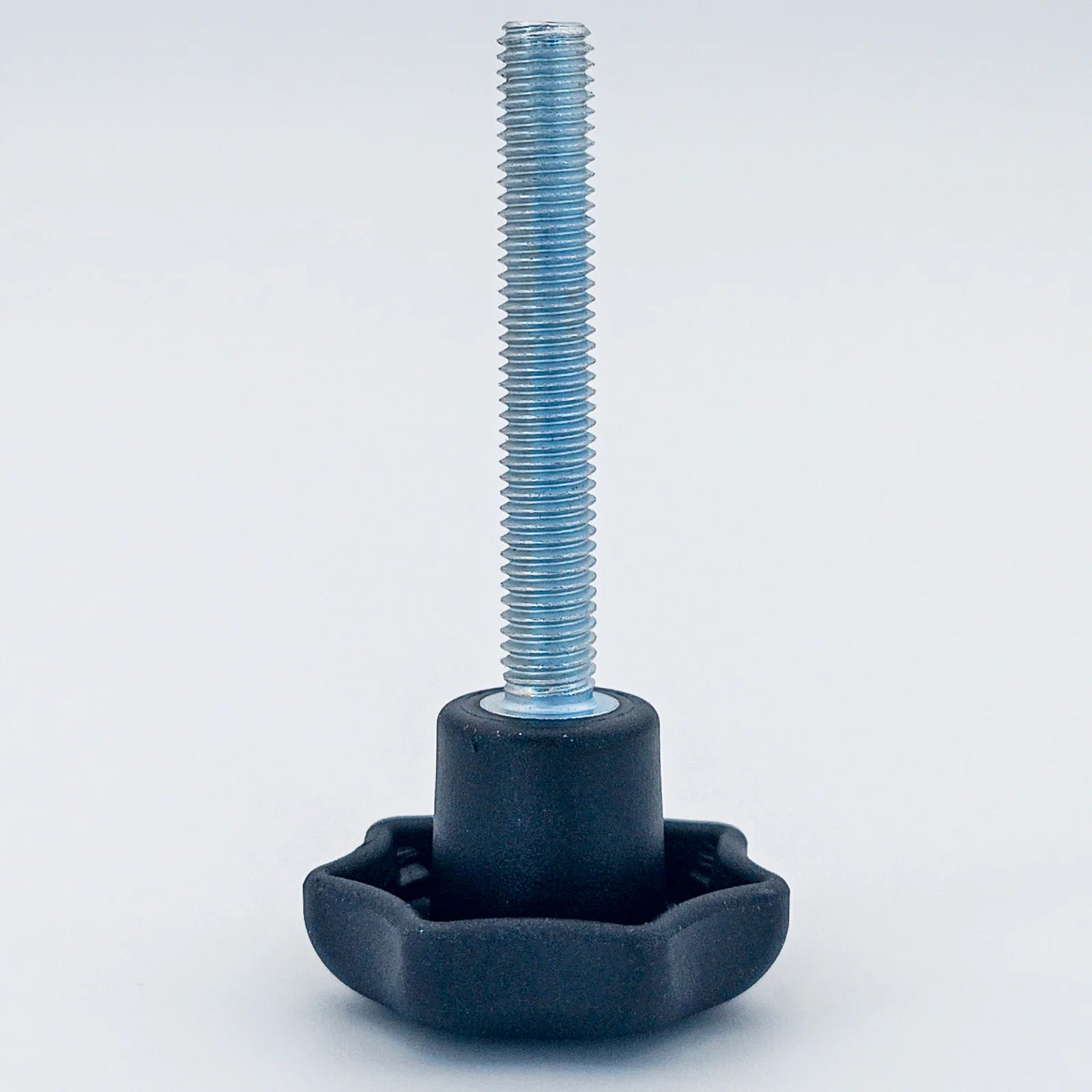 Star Knob Ø40 mm with M8 × 55 mm Male Thread - Black