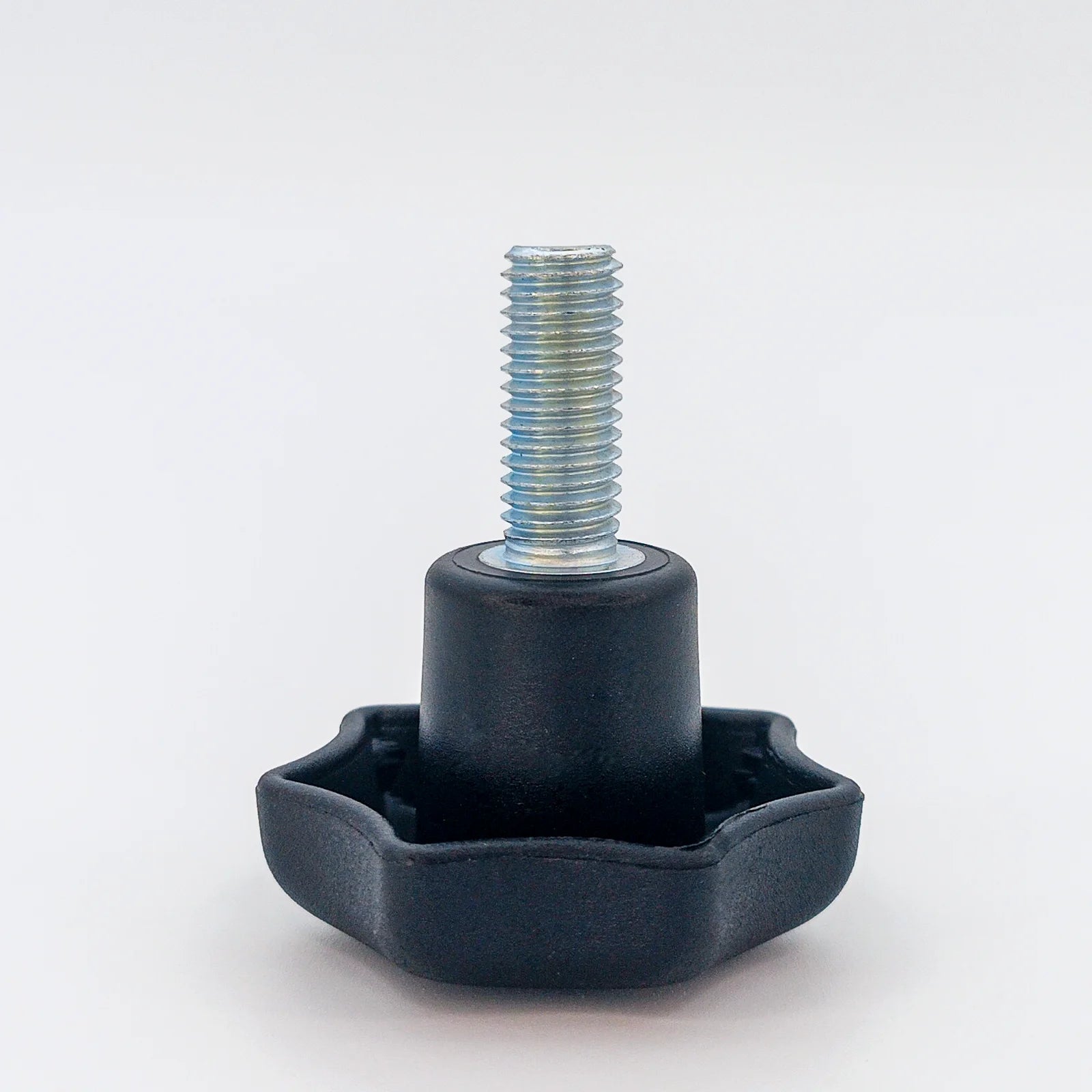 Star Knob Ø50 mm with M10 × 25 mm Male Thread - Black