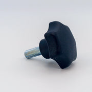 Star Knob Ø50 mm with M10 × 25 mm Male Thread - Black