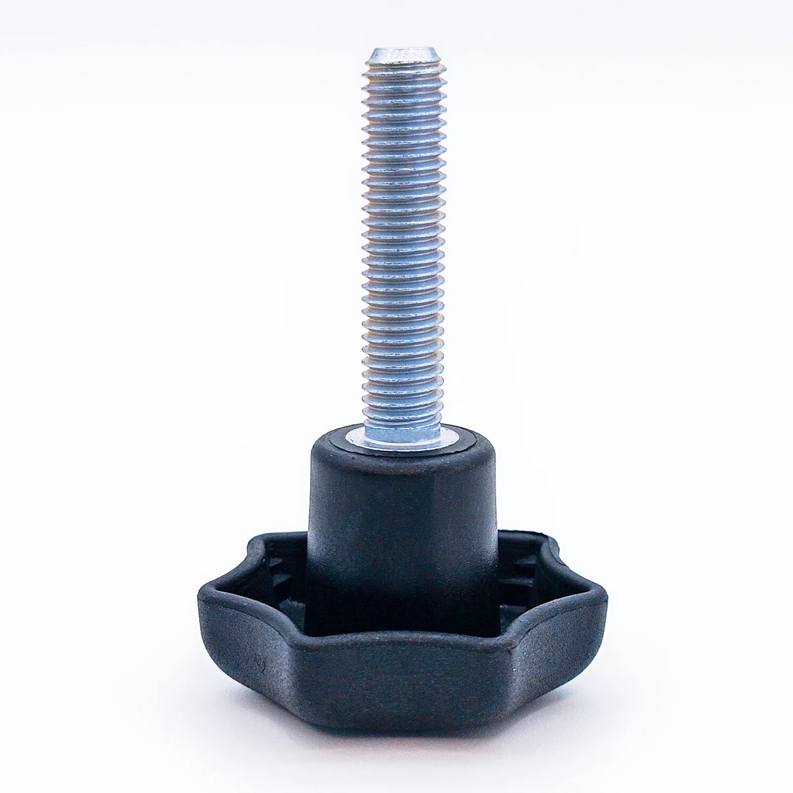 Star Knob Ø50 mm with M10 × 45 mm Male Thread - Black