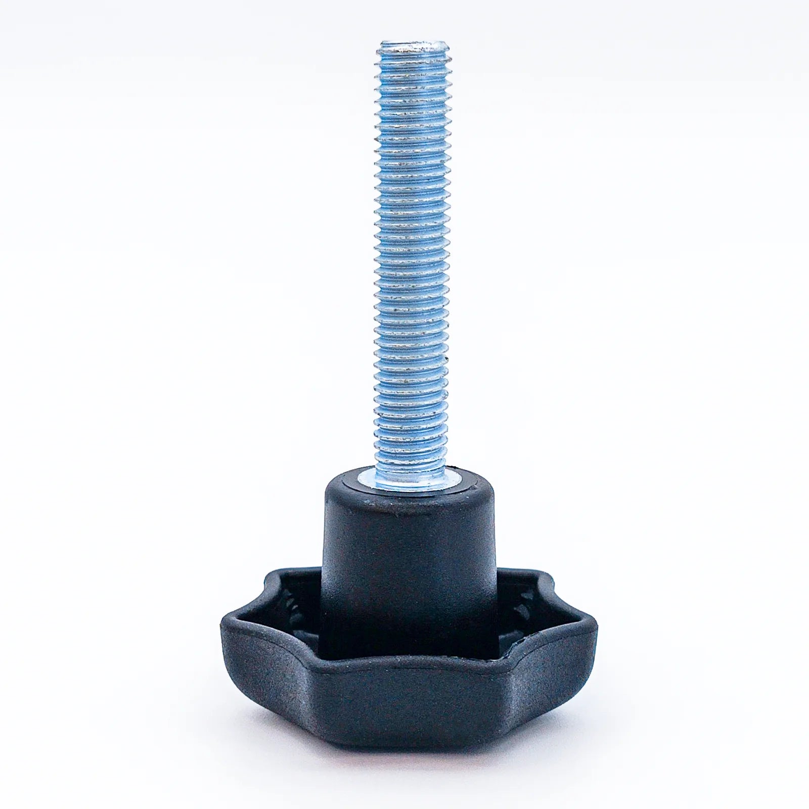 Star Knob Ø50 mm with M10 × 55 mm Male Thread - Black