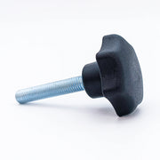 Star Knob Ø50 mm with M10 × 55 mm Male Thread - Black