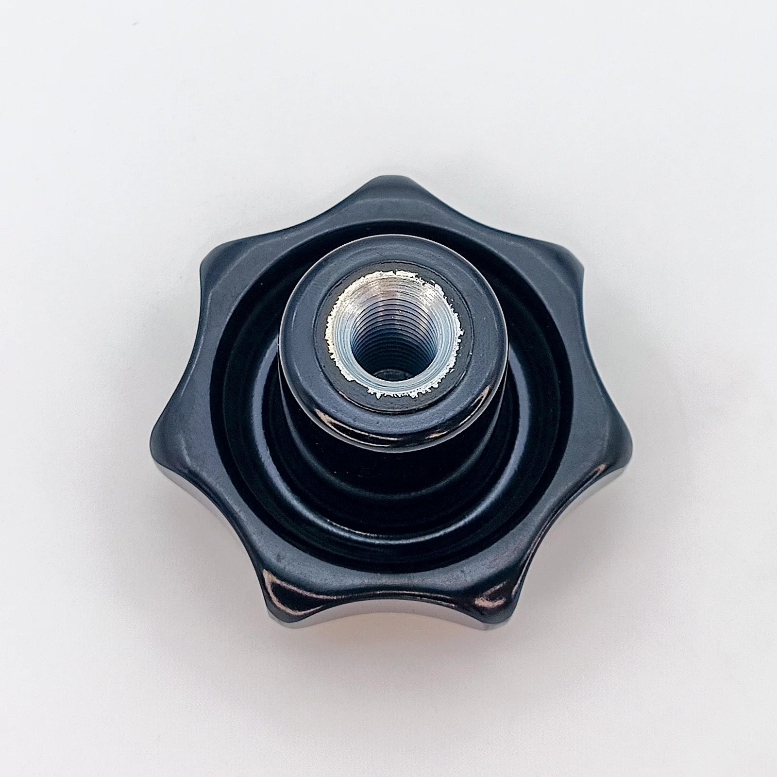 Star Knob Ø63 mm with M12 × 18/22 mm Female Thread - Black