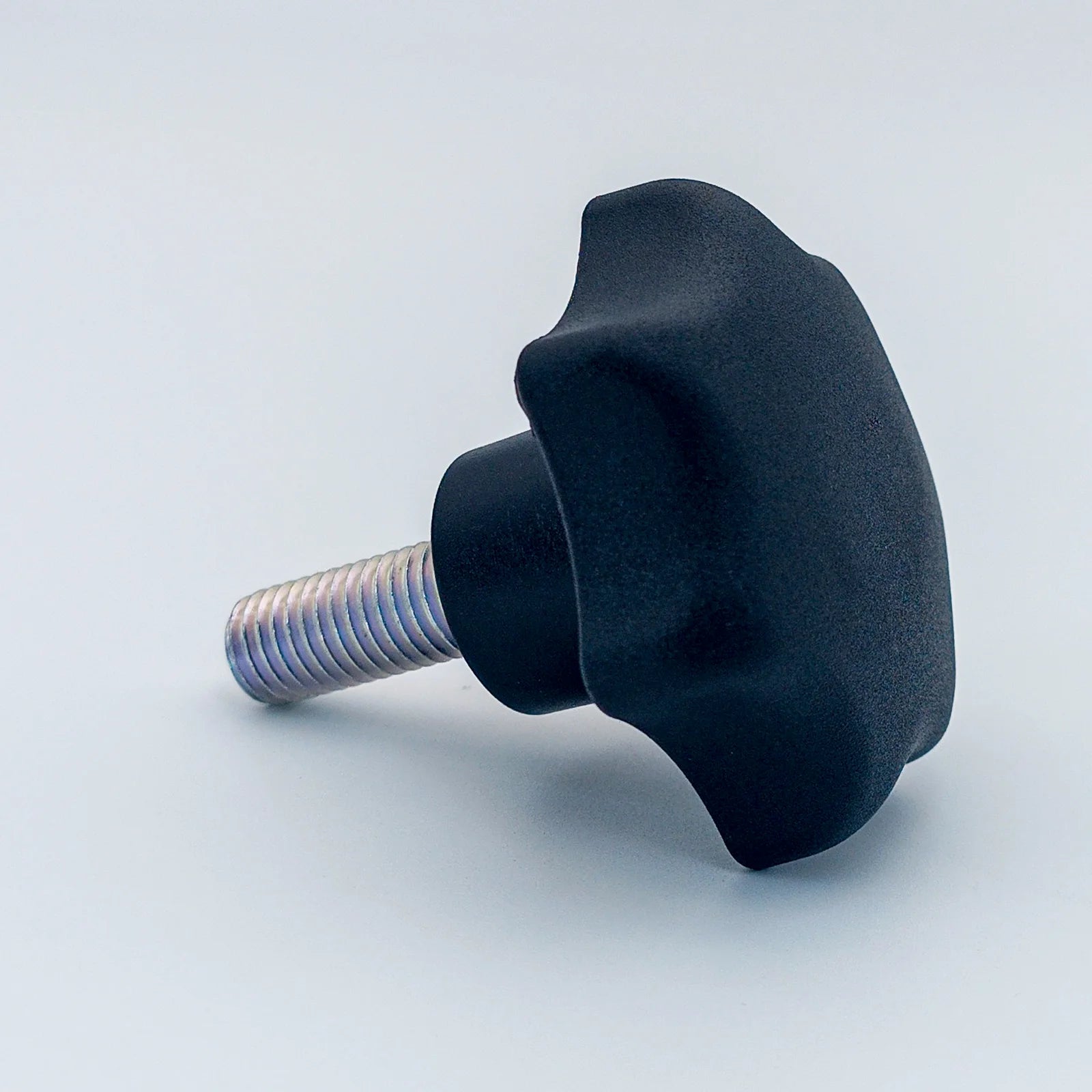 Star Knob Ø63 mm with M12 × 30 mm Male Thread - Black