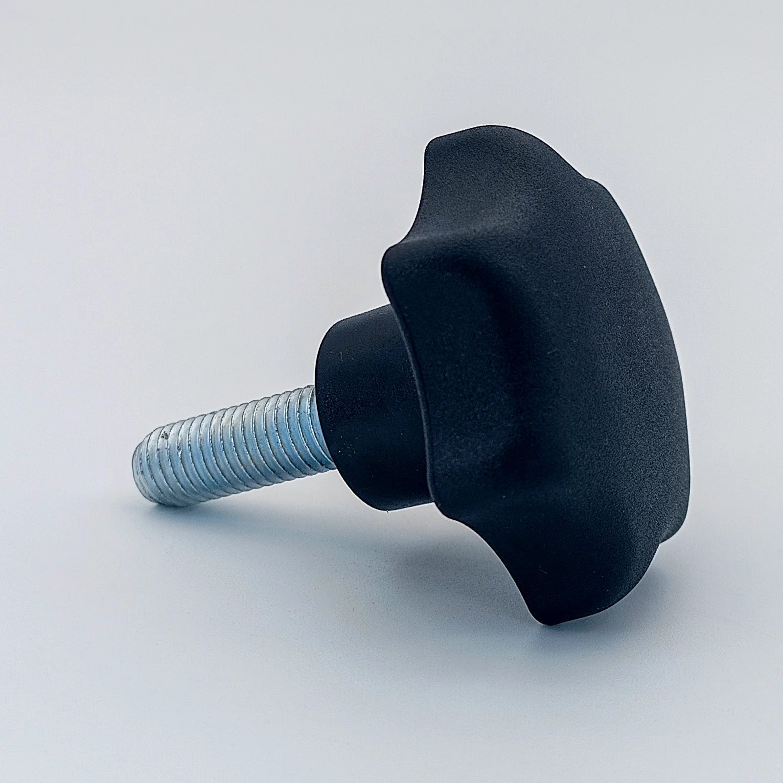 Star Knob Ø63 mm with M12 × 35 mm Male Thread - Black