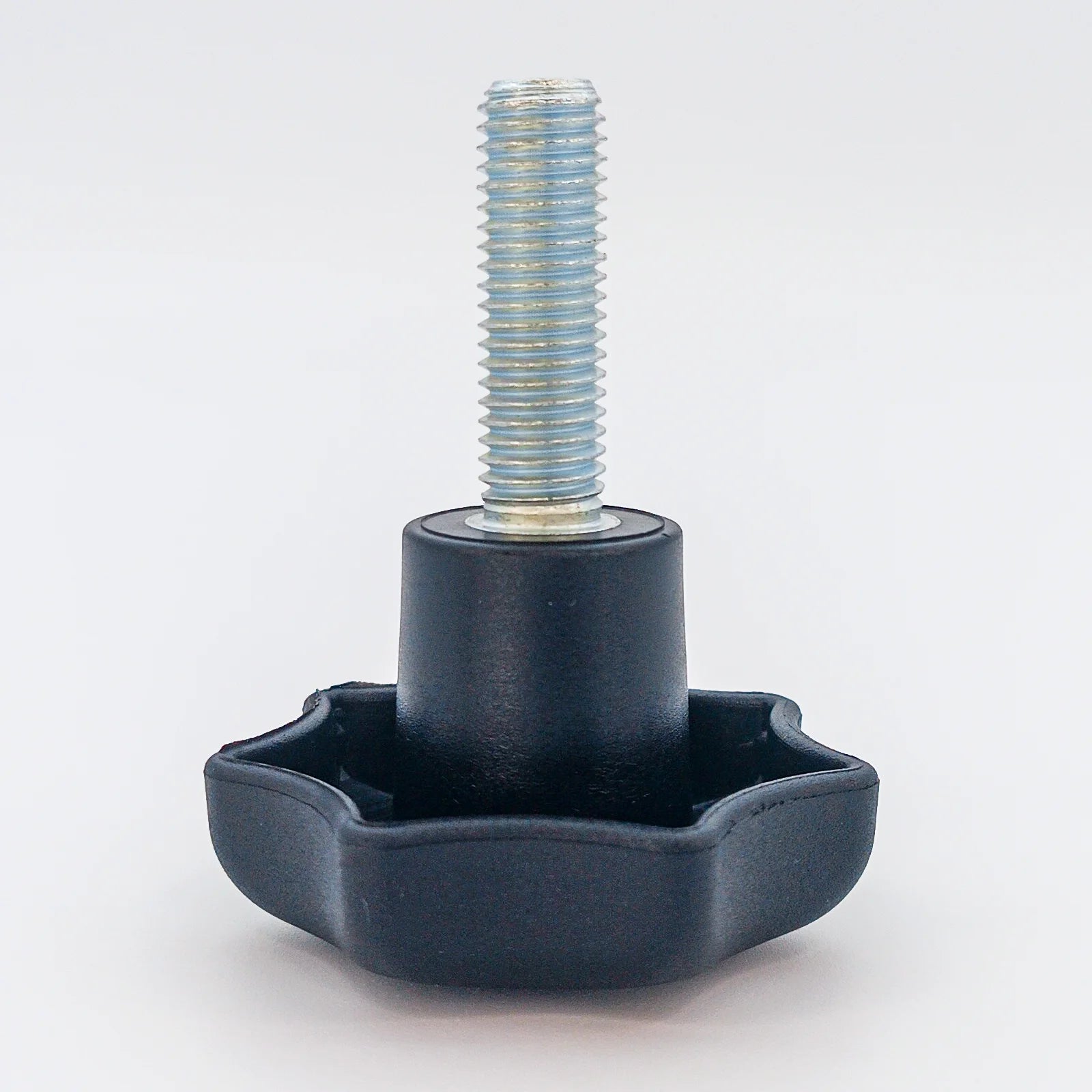 Star Knob Ø63 mm with M12 × 40 mm Male Thread - Black